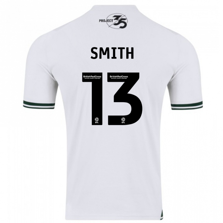 Vaikiškas Grace Smith #13 Baltas Išvykos Marškinėliai 2023/24 T-Shirt