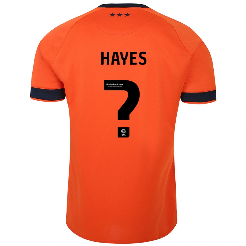 Vaikiškas Nick Hayes #0 Oranžinė Išvykos Marškinėliai 2023/24 T-Shirt