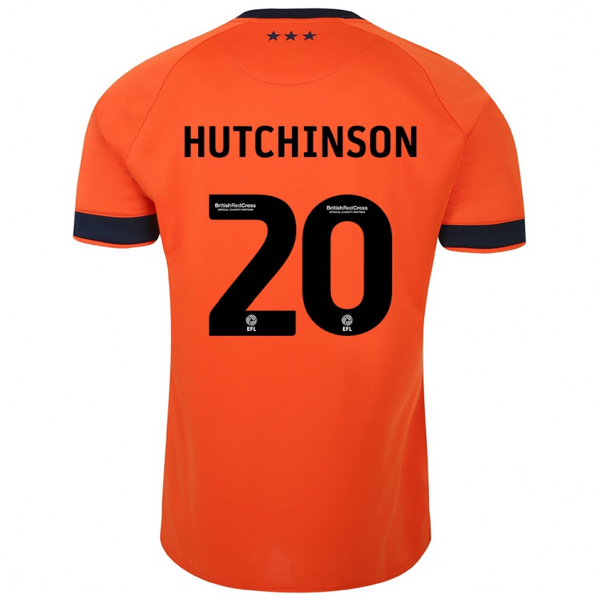 Vaikiškas Omari Hutchinson #20 Oranžinė Išvykos Marškinėliai 2023/24 T-Shirt