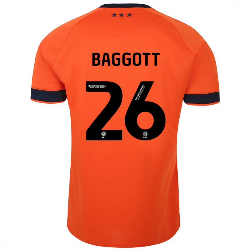 Vaikiškas Elkan Baggott #26 Oranžinė Išvykos Marškinėliai 2023/24 T-Shirt