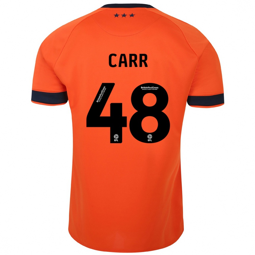 Vaikiškas Ryan Carr #48 Oranžinė Išvykos Marškinėliai 2023/24 T-Shirt