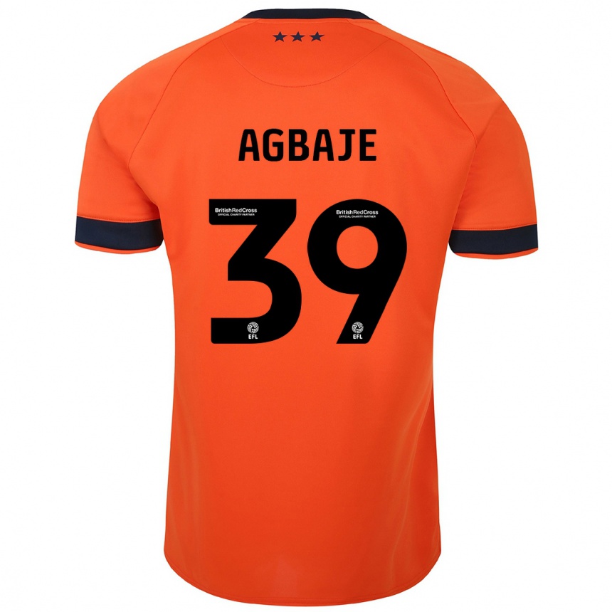 Vaikiškas Edwin Agbaje #39 Oranžinė Išvykos Marškinėliai 2023/24 T-Shirt