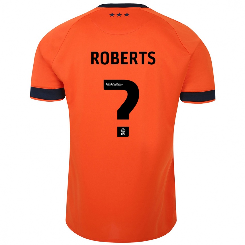 Vaikiškas Mathaeus Roberts #0 Oranžinė Išvykos Marškinėliai 2023/24 T-Shirt