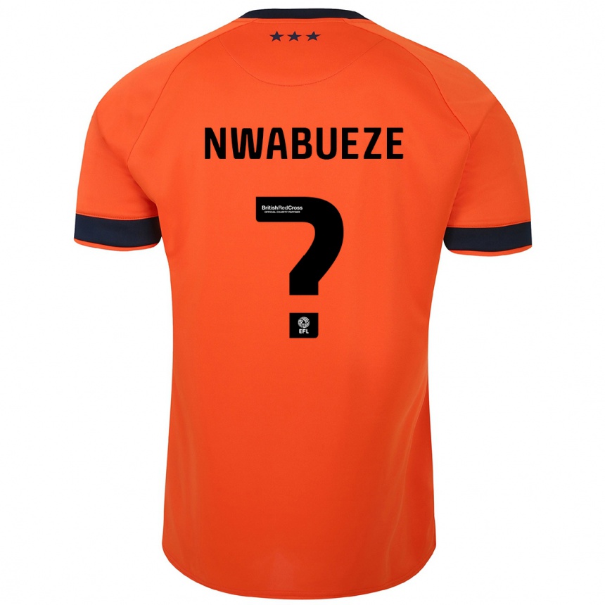 Vaikiškas Jesse Nwabueze #0 Oranžinė Išvykos Marškinėliai 2023/24 T-Shirt