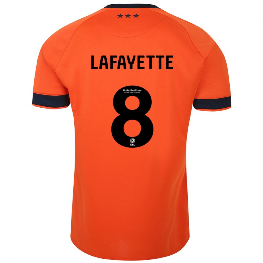 Vaikiškas Abbie Lafayette #8 Oranžinė Išvykos Marškinėliai 2023/24 T-Shirt