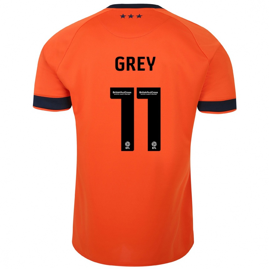 Vaikiškas Anna Grey #11 Oranžinė Išvykos Marškinėliai 2023/24 T-Shirt