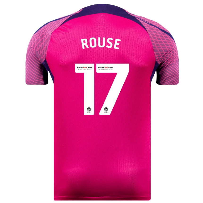 Vaikiškas Mollie Rouse #17 Violetinė Spalva Išvykos Marškinėliai 2023/24 T-Shirt