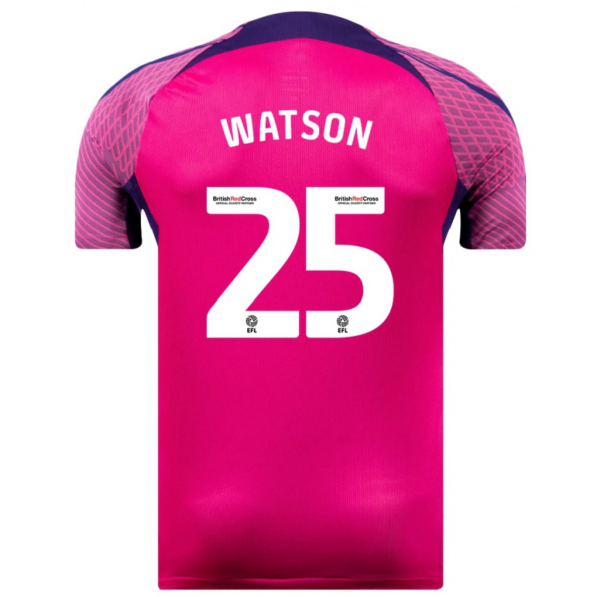 Vaikiškas Katy Watson #25 Violetinė Spalva Išvykos Marškinėliai 2023/24 T-Shirt