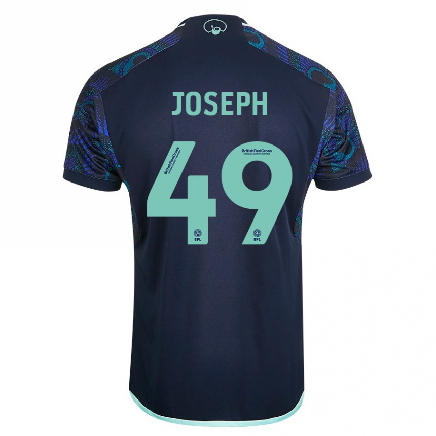 Vaikiškas Mateo Joseph #49 Mėlyna Išvykos Marškinėliai 2023/24 T-Shirt