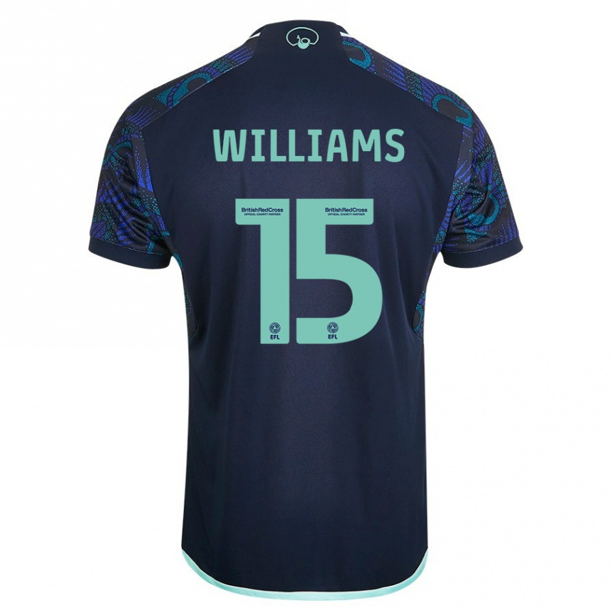 Vaikiškas Paige Williams #15 Mėlyna Išvykos Marškinėliai 2023/24 T-Shirt