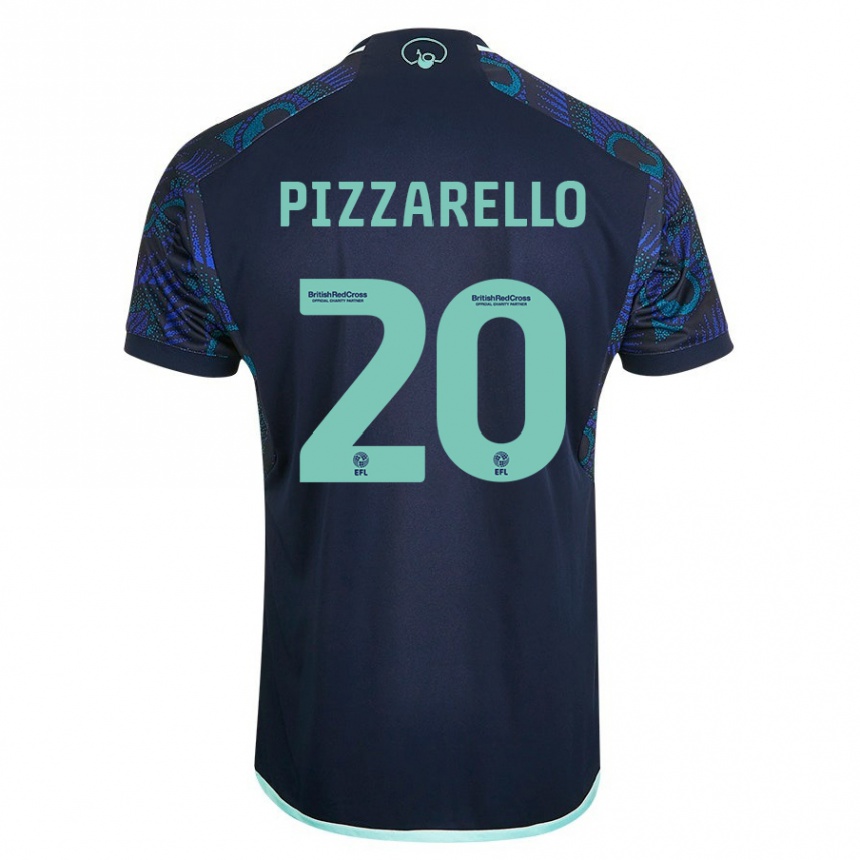 Vaikiškas Charlyann Pizzarello #20 Mėlyna Išvykos Marškinėliai 2023/24 T-Shirt