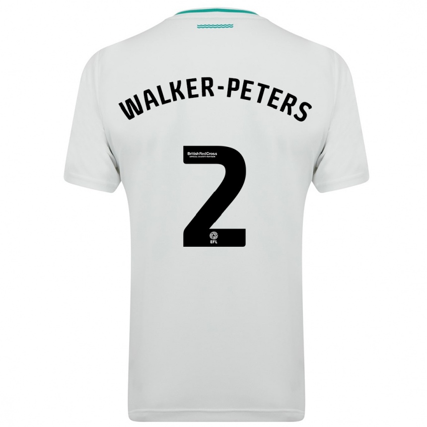 Vaikiškas Kyle Walker-Peters #2 Baltas Išvykos Marškinėliai 2023/24 T-Shirt