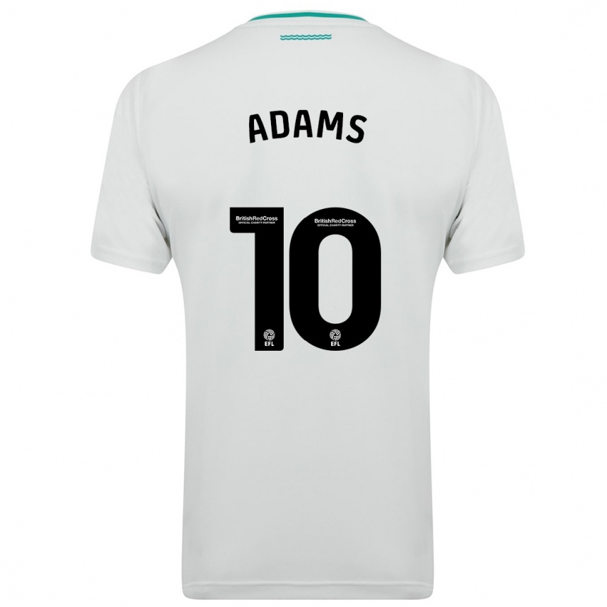 Vaikiškas Ché Adams #10 Baltas Išvykos Marškinėliai 2023/24 T-Shirt