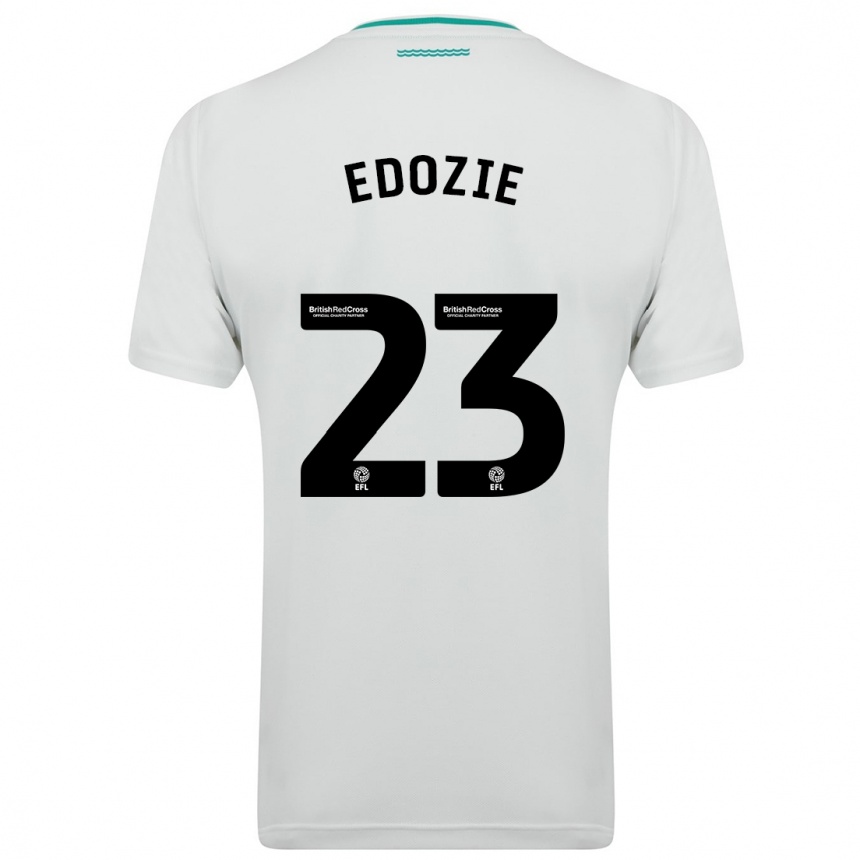 Vaikiškas Samuel Edozie #23 Baltas Išvykos Marškinėliai 2023/24 T-Shirt