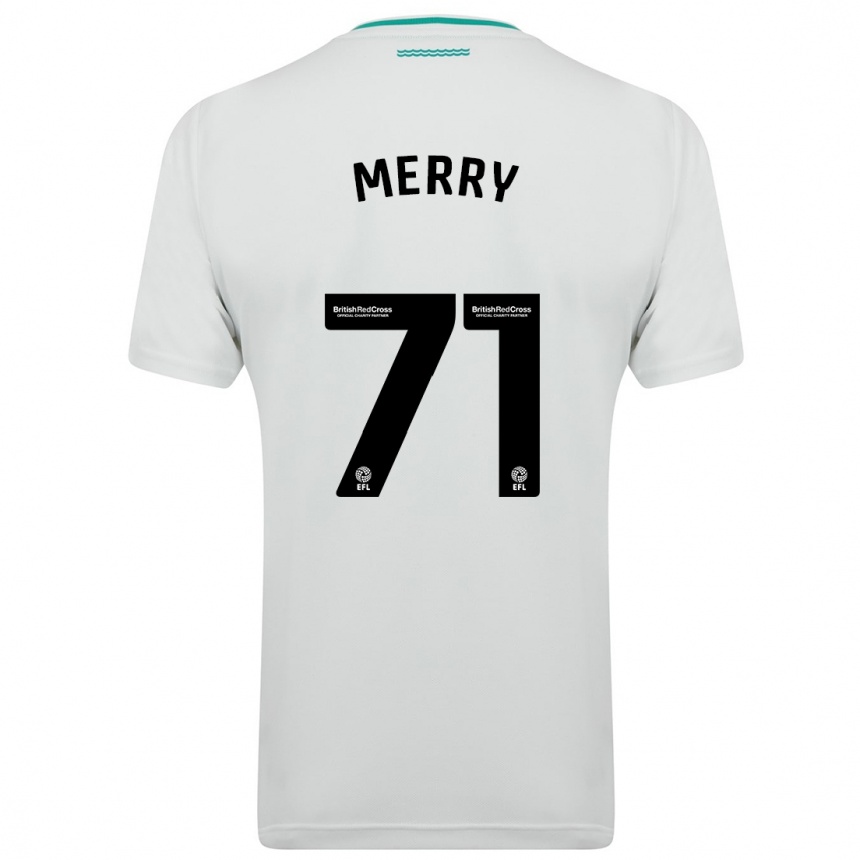 Vaikiškas Will Merry #71 Baltas Išvykos Marškinėliai 2023/24 T-Shirt