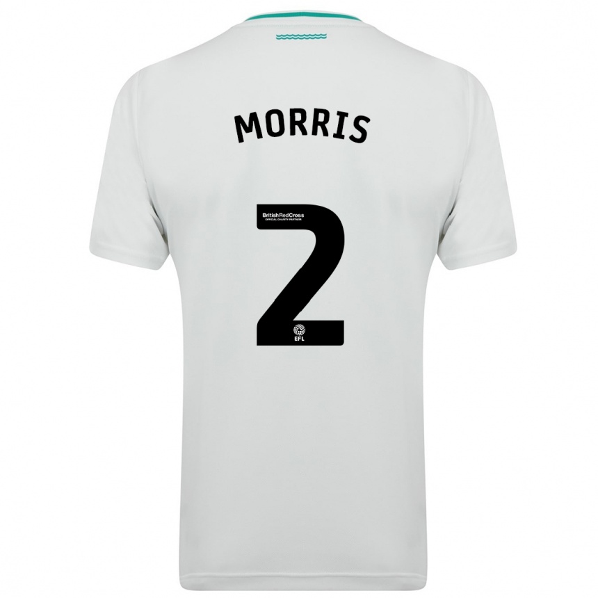 Vaikiškas Ella Morris #2 Baltas Išvykos Marškinėliai 2023/24 T-Shirt