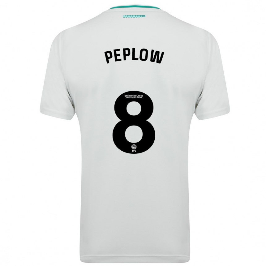 Vaikiškas Chloe Peplow #8 Baltas Išvykos Marškinėliai 2023/24 T-Shirt