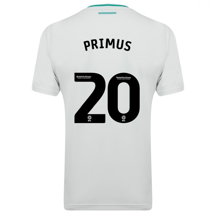 Vaikiškas Atlanta Primus #20 Baltas Išvykos Marškinėliai 2023/24 T-Shirt