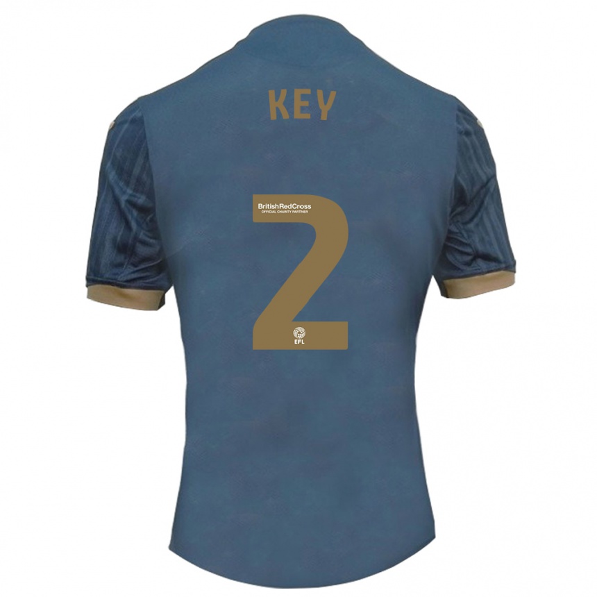 Vaikiškas Josh Key #2 Tamsi Žalsva Išvykos Marškinėliai 2023/24 T-Shirt