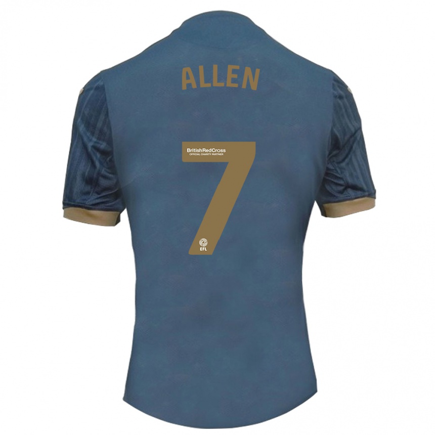 Vaikiškas Joe Allen #7 Tamsi Žalsva Išvykos Marškinėliai 2023/24 T-Shirt