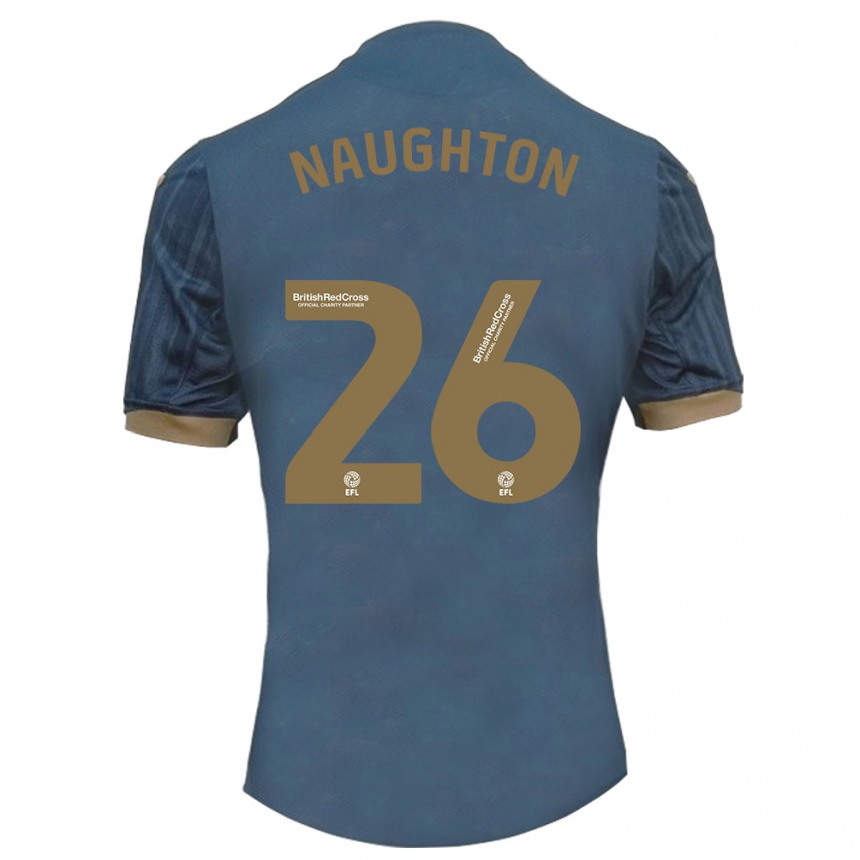 Vaikiškas Kyle Naughton #26 Tamsi Žalsva Išvykos Marškinėliai 2023/24 T-Shirt