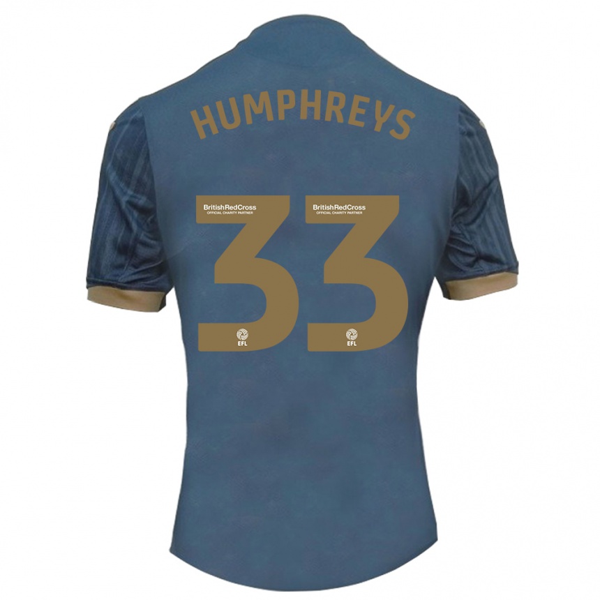 Vaikiškas Bashir Humphreys #33 Tamsi Žalsva Išvykos Marškinėliai 2023/24 T-Shirt