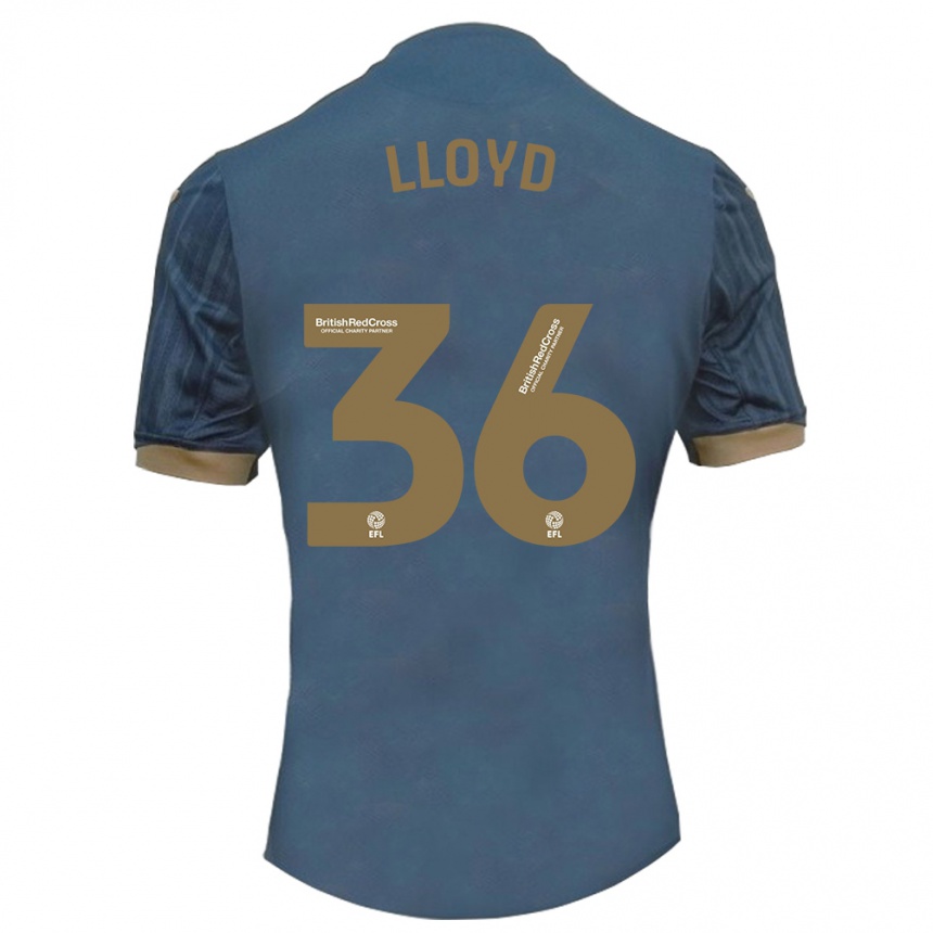 Vaikiškas Ben Lloyd #36 Tamsi Žalsva Išvykos Marškinėliai 2023/24 T-Shirt