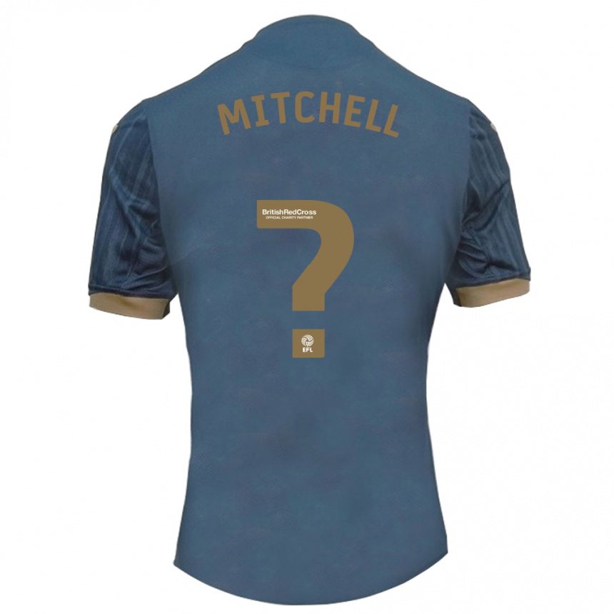Vaikiškas Remy Mitchell #0 Tamsi Žalsva Išvykos Marškinėliai 2023/24 T-Shirt