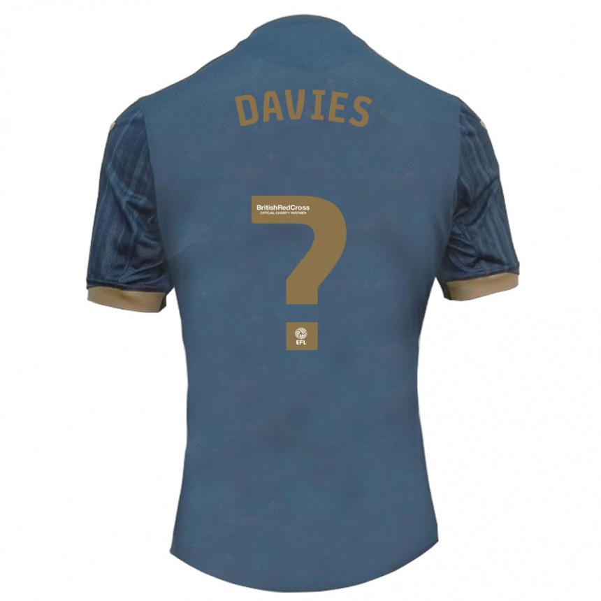 Vaikiškas Ruben Davies #0 Tamsi Žalsva Išvykos Marškinėliai 2023/24 T-Shirt