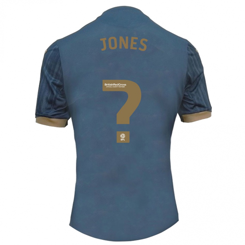 Vaikiškas Iestyn Jones #0 Tamsi Žalsva Išvykos Marškinėliai 2023/24 T-Shirt