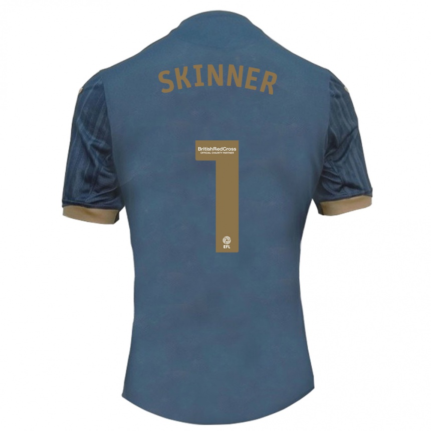 Vaikiškas Claire Skinner #1 Tamsi Žalsva Išvykos Marškinėliai 2023/24 T-Shirt