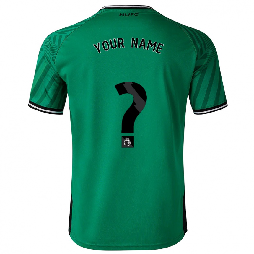 Vaikiškas Jūsų Vardas #0 Žalias Išvykos Marškinėliai 2023/24 T-Shirt