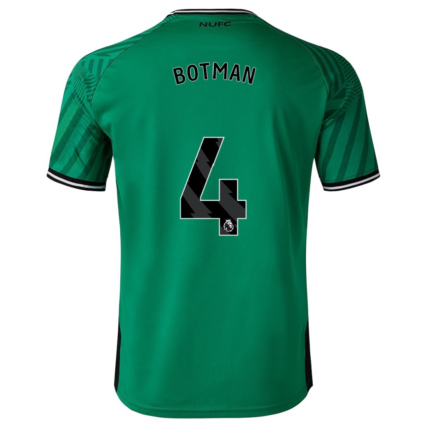 Vaikiškas Sven Botman #4 Žalias Išvykos Marškinėliai 2023/24 T-Shirt