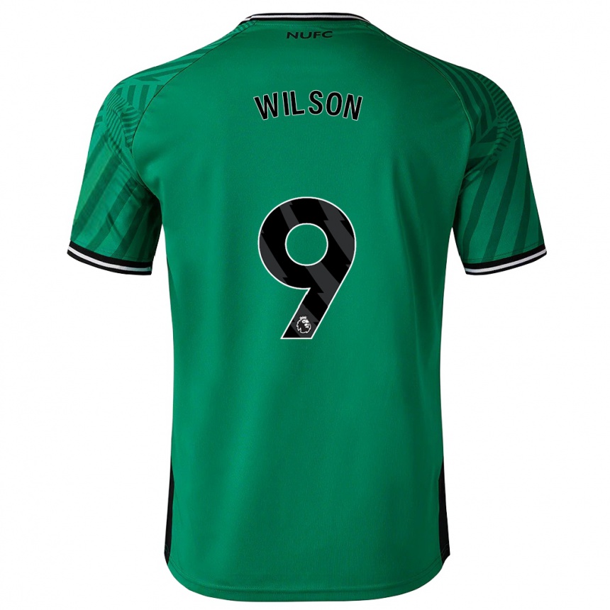 Vaikiškas Callum Wilson #9 Žalias Išvykos Marškinėliai 2023/24 T-Shirt