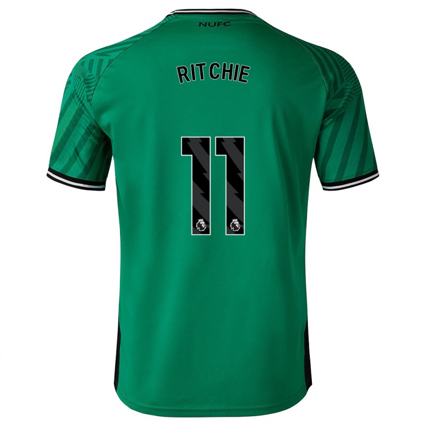 Vaikiškas Matt Ritchie #11 Žalias Išvykos Marškinėliai 2023/24 T-Shirt