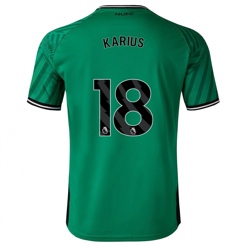 Vaikiškas Loris Karius #18 Žalias Išvykos Marškinėliai 2023/24 T-Shirt