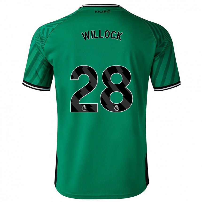 Vaikiškas Joe Willock #28 Žalias Išvykos Marškinėliai 2023/24 T-Shirt