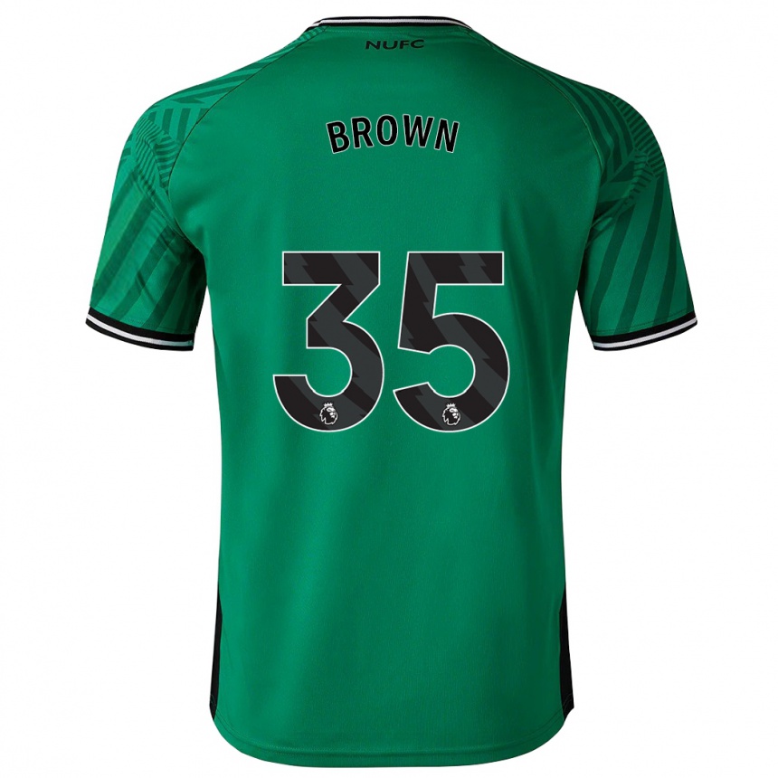 Vaikiškas Will Brown #35 Žalias Išvykos Marškinėliai 2023/24 T-Shirt