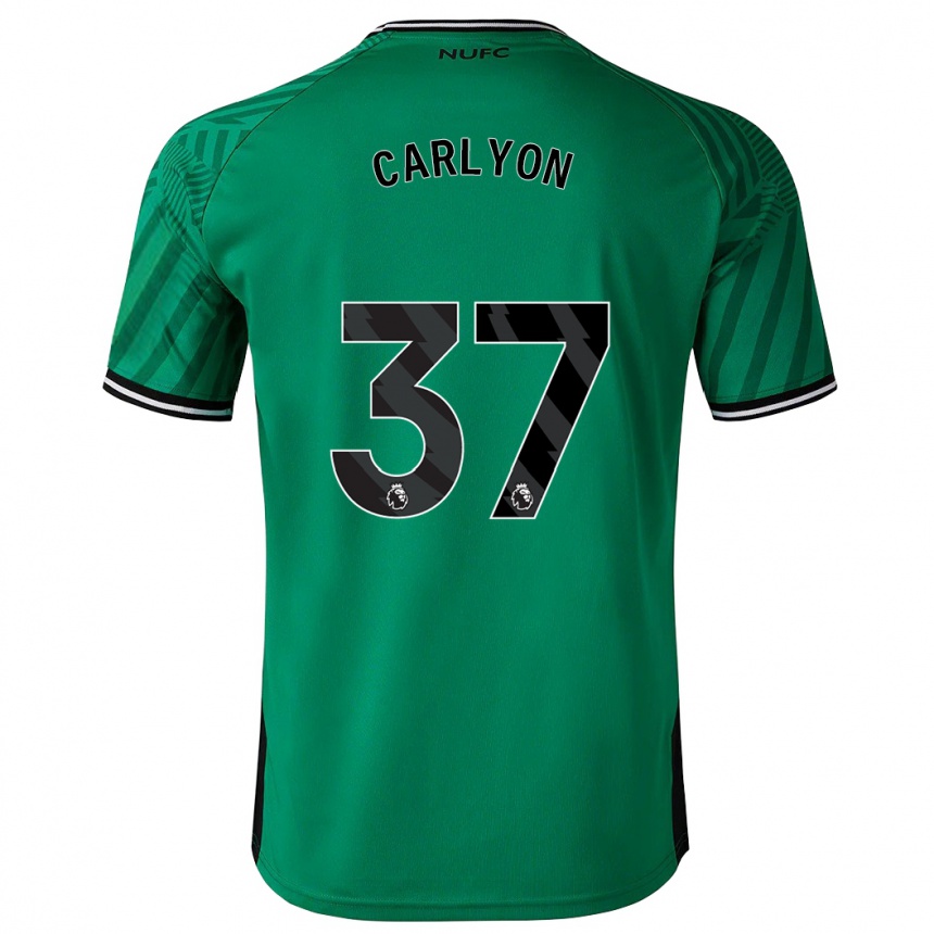 Vaikiškas Nathan Carlyon #37 Žalias Išvykos Marškinėliai 2023/24 T-Shirt