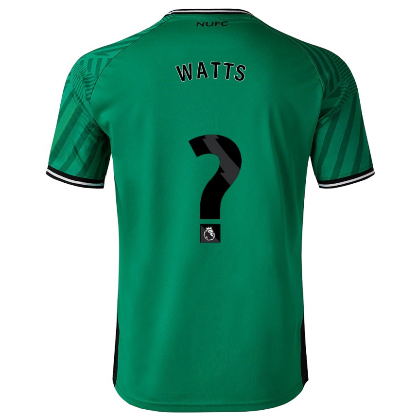 Vaikiškas Logan Watts #0 Žalias Išvykos Marškinėliai 2023/24 T-Shirt