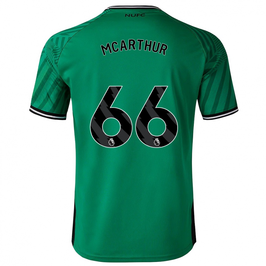 Vaikiškas Charlie Mcarthur #66 Žalias Išvykos Marškinėliai 2023/24 T-Shirt