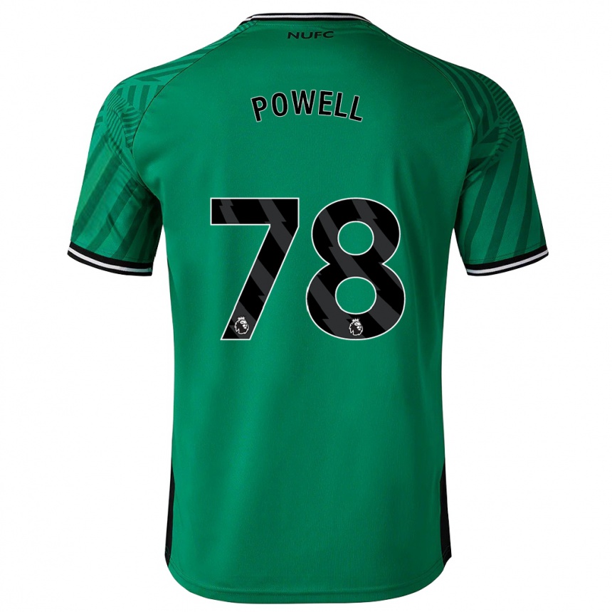 Vaikiškas Harry Powell #78 Žalias Išvykos Marškinėliai 2023/24 T-Shirt