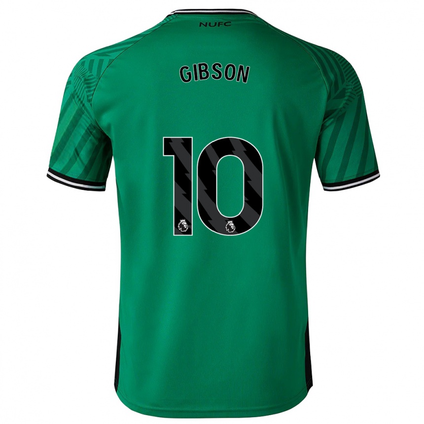 Vaikiškas Georgia Gibson #10 Žalias Išvykos Marškinėliai 2023/24 T-Shirt