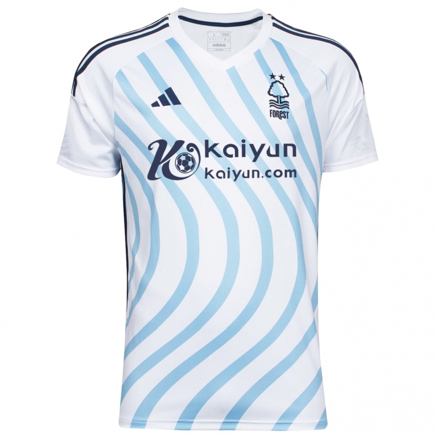 Vaikiškas Cheikhou Kouyaté #8 Balta Mėlyna Išvykos Marškinėliai 2023/24 T-Shirt