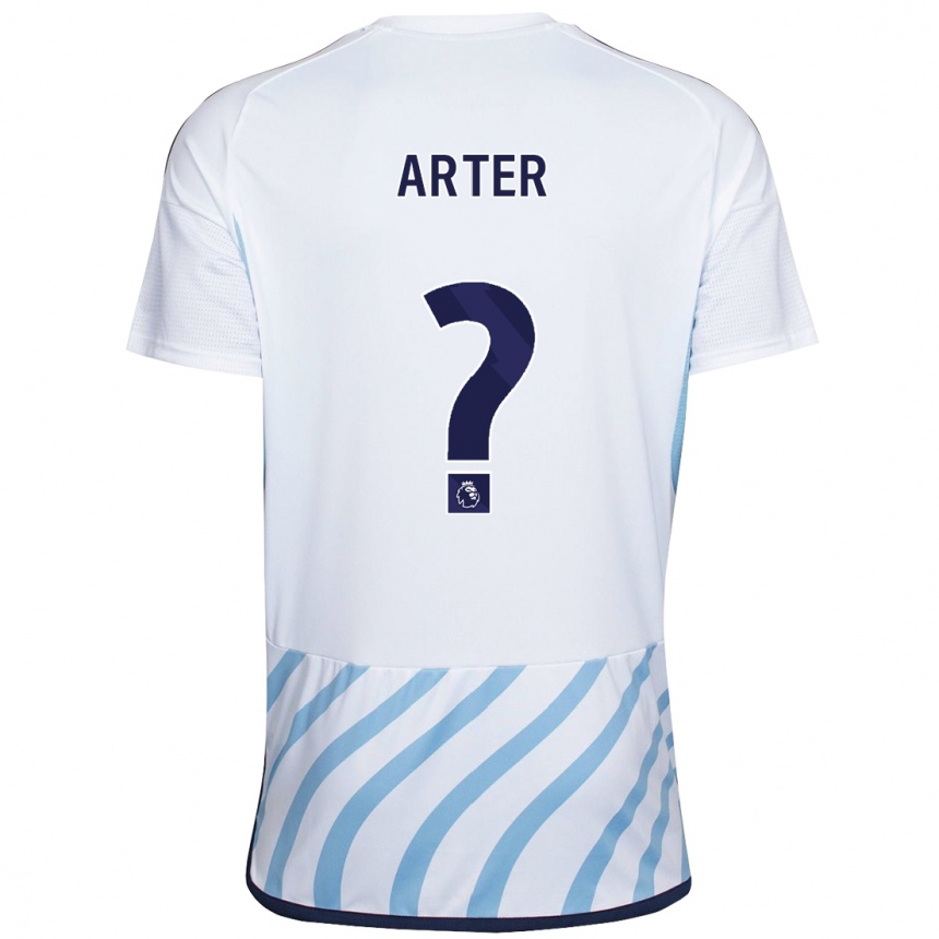 Vaikiškas Harry Arter #0 Balta Mėlyna Išvykos Marškinėliai 2023/24 T-Shirt