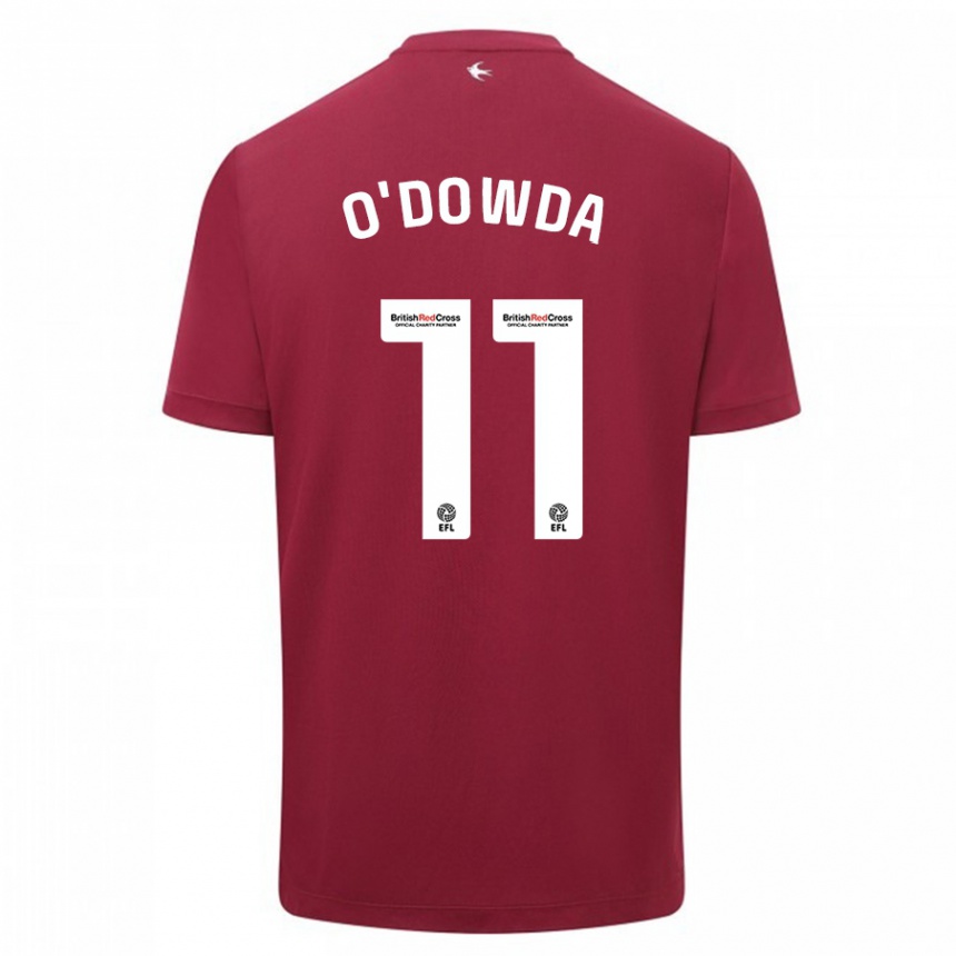 Vaikiškas Callum O'dowda #11 Raudona Išvykos Marškinėliai 2023/24 T-Shirt