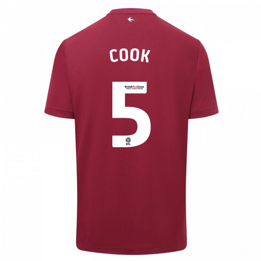 Vaikiškas Freddie Cook #5 Raudona Išvykos Marškinėliai 2023/24 T-Shirt