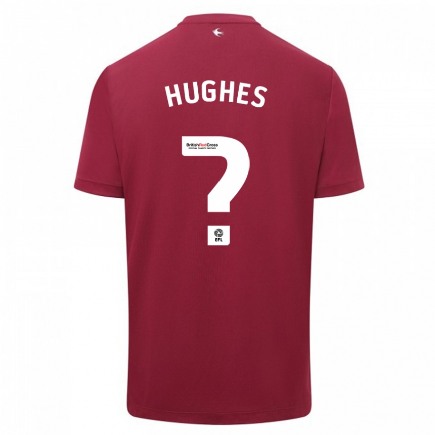 Vaikiškas Caleb Hughes #0 Raudona Išvykos Marškinėliai 2023/24 T-Shirt