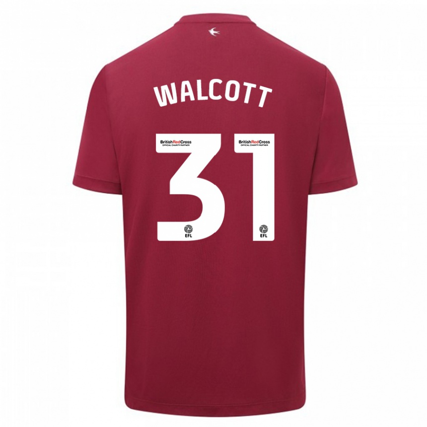 Vaikiškas Malachi Fagan Walcott #31 Raudona Išvykos Marškinėliai 2023/24 T-Shirt