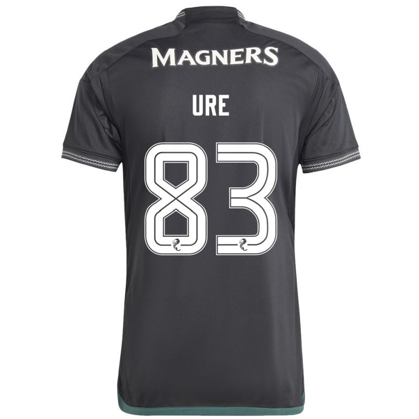 Vaikiškas Kyle Ure #83 Juoda Išvykos Marškinėliai 2023/24 T-Shirt